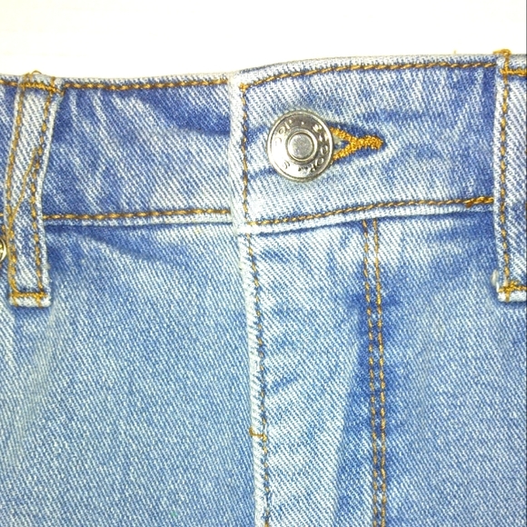 NWOT☆Juniors/Women's "SCOOP" High Waist Super Stretch Raw Hem Denim Mom Jeans☆ - Picture 4 of 11